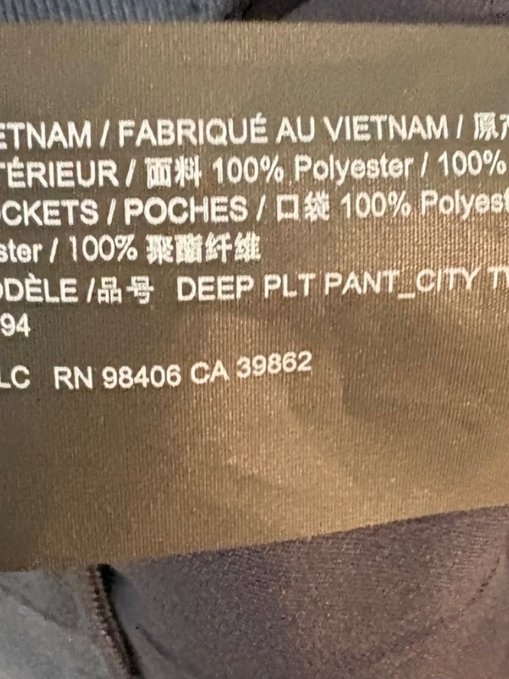 NWT Deep Pleated Nocturne Navy City Twill Pants - Picture 5 of 5